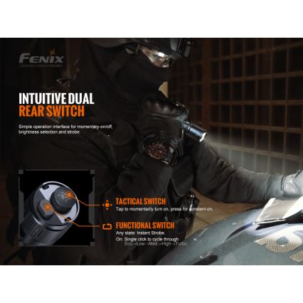 Fenix TK20RV20 - LED Taktická nabíjacia baterka LED/USB IP68 3000 lm 48 h