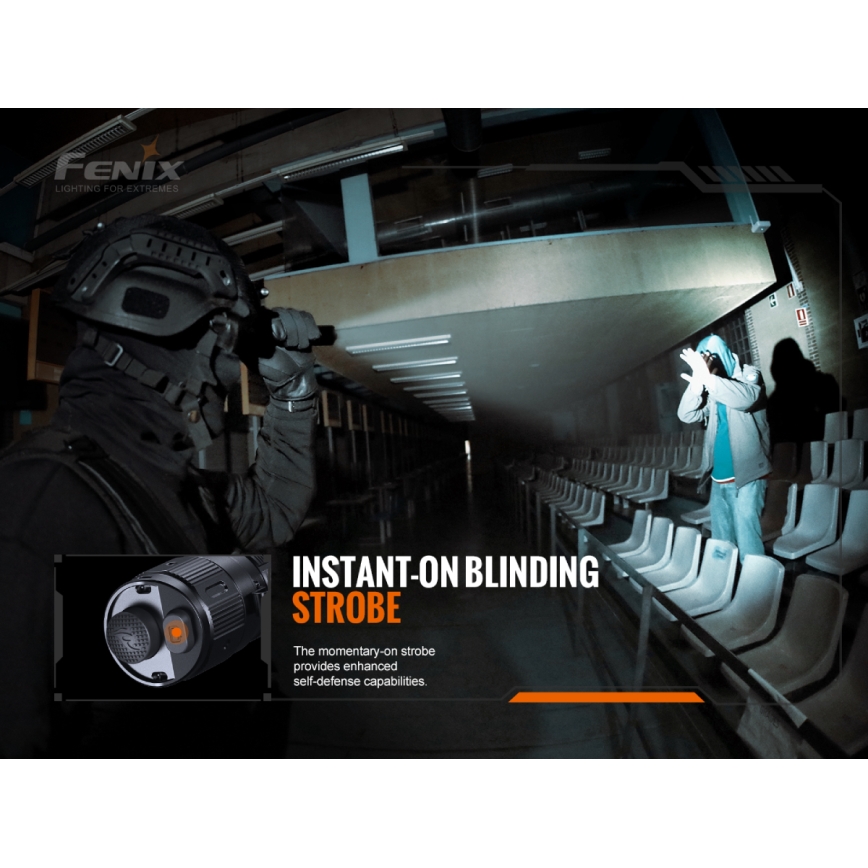 Fenix TK20RV20 - LED Taktická nabíjacia baterka LED/USB IP68 3000 lm 48 h