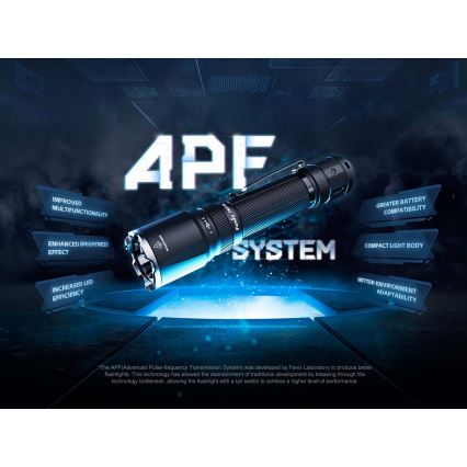 Fenix TK21RBLK - stmievateľná nabíjateľná LED baterka LED/USB 6000 mAh IP68 3600 lm 72,5 h čierna