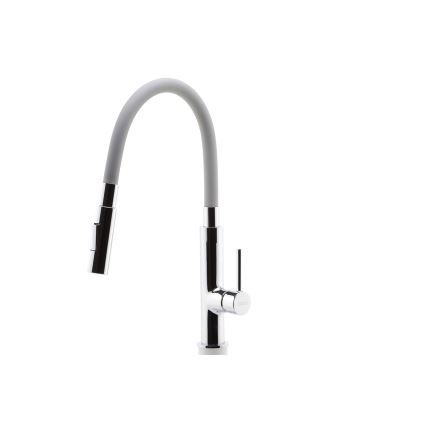 FERRO - Drezová batéria s flexibilným ramienkom lesklý chróm/šedá