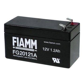 Fiamm FG20121A - Olovený akumulátor 12V/1,2Ah/závit 4,7mm Fiamm FG20121A - Olovený akumulátor 12V/1,2Ah/závit 4,7mm