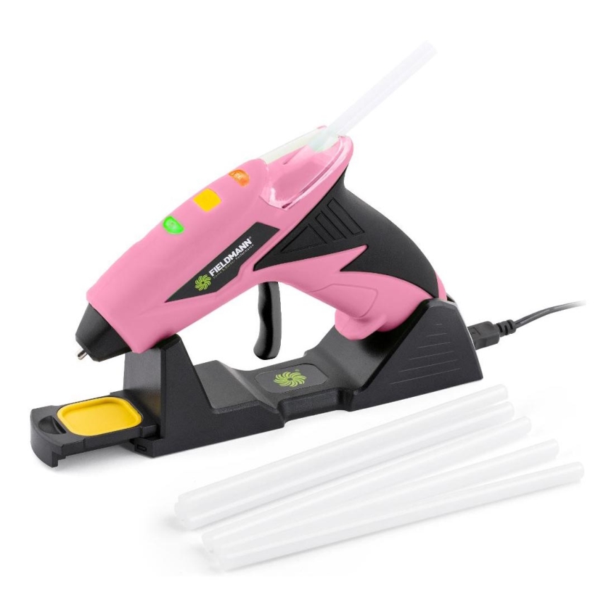 Fieldmann - AKU Tavná pištoľ 4V 1500 mAh ružová