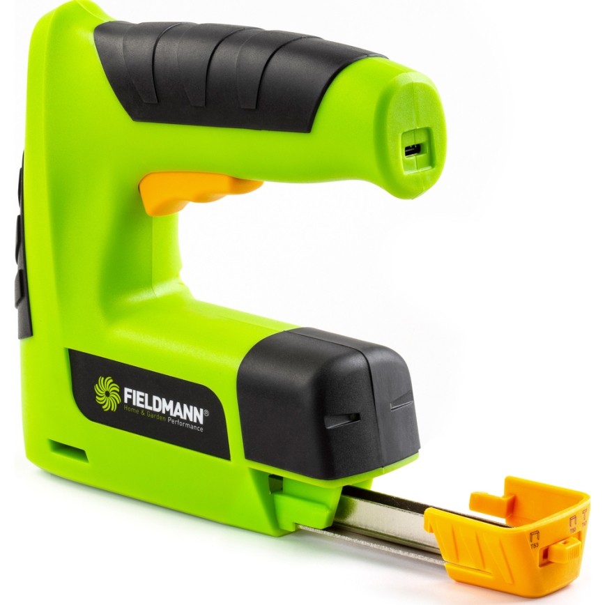 Fieldmann - Akumulátorová sponkovacia pištoľ 1500 mAh 4V