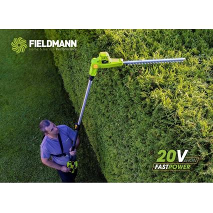 Fieldmann - Akumulátorové teleskopické plotové nožnice 20V