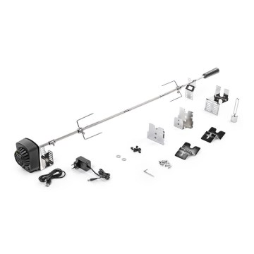 Fieldmann - nerezová grilovacia ihla s motorom 230 V