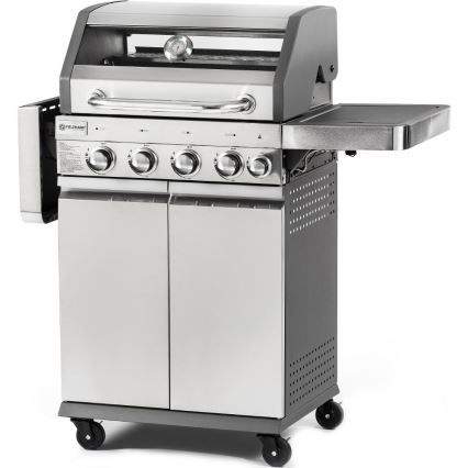 Fieldmann - plynový gril s 5 horákmi, matný chróm