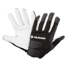 Fieldmann - Pracovné rukavice čierna/biela