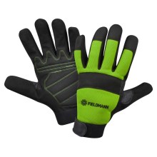 Fieldmann - Pracovné rukavice čierna/zelená