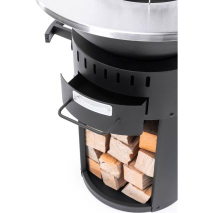 Fieldmann - Prenosný gril 3v1 nerez/čierna