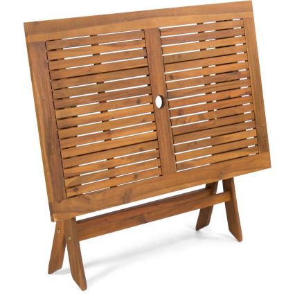 Fieldmann - Skladací záhradný stôl 120x70 cm akácia