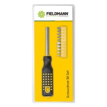 Fieldmann - Skrutkovač + bity 11 ks