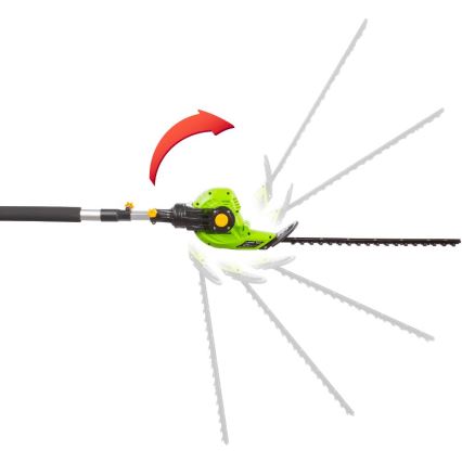 Fieldmann - Teleskopické nožnice na živý plot 450W/230V
