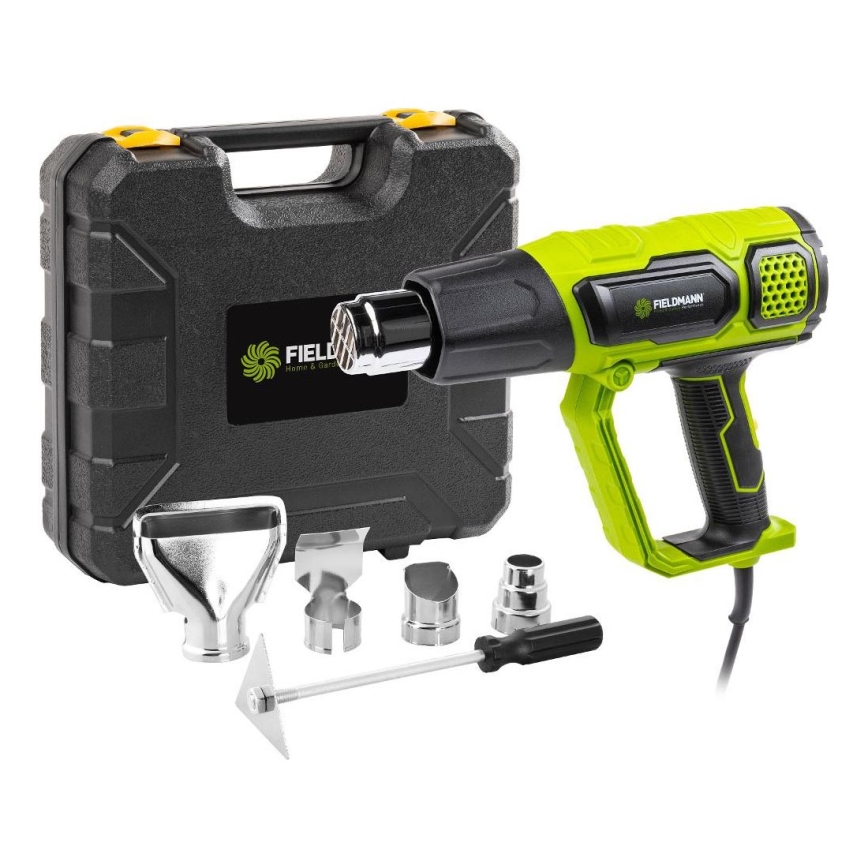 Fieldmann - Teplovzdušná pištoľ s príslušenstvom 2000W/230V