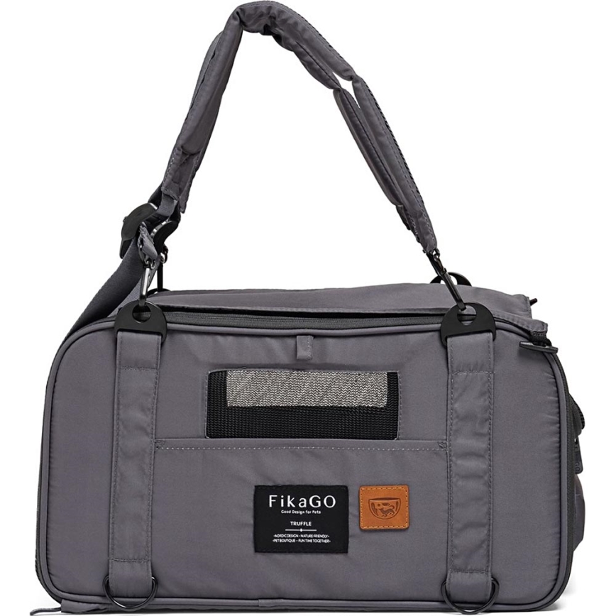 Fikago - Cestovný nosič pre psy a mačky TRUFFLE Grey