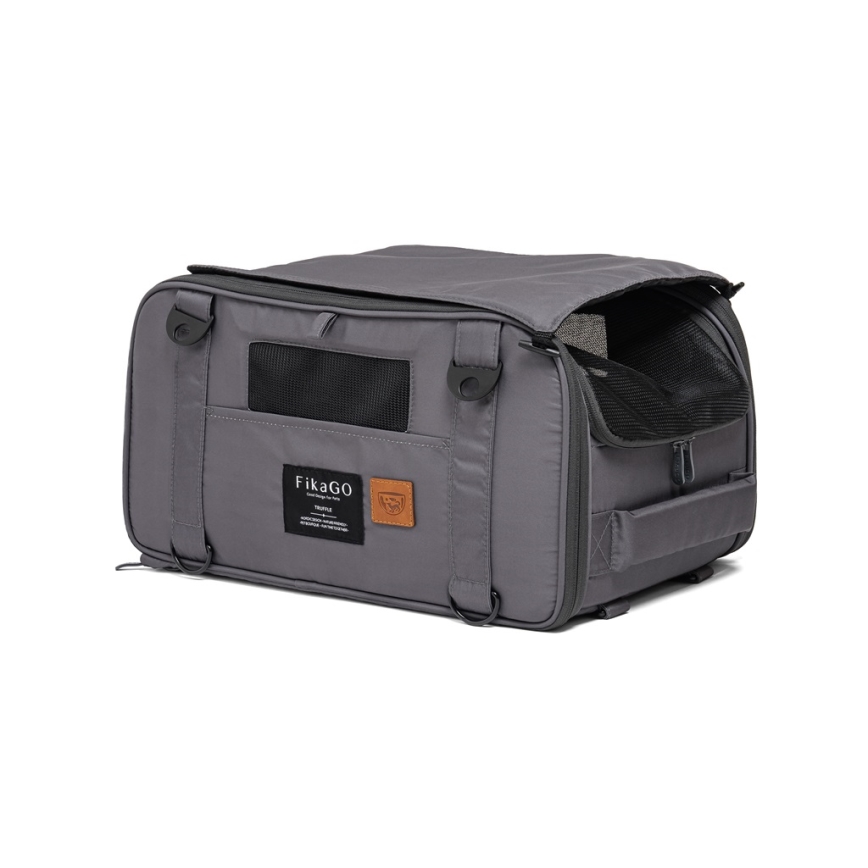 Fikago - Cestovný nosič pre psy a mačky TRUFFLE Grey