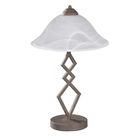 Fischer & Honsel 50122 - Stolná lampa BERGAMO 1xE27/40W/230V