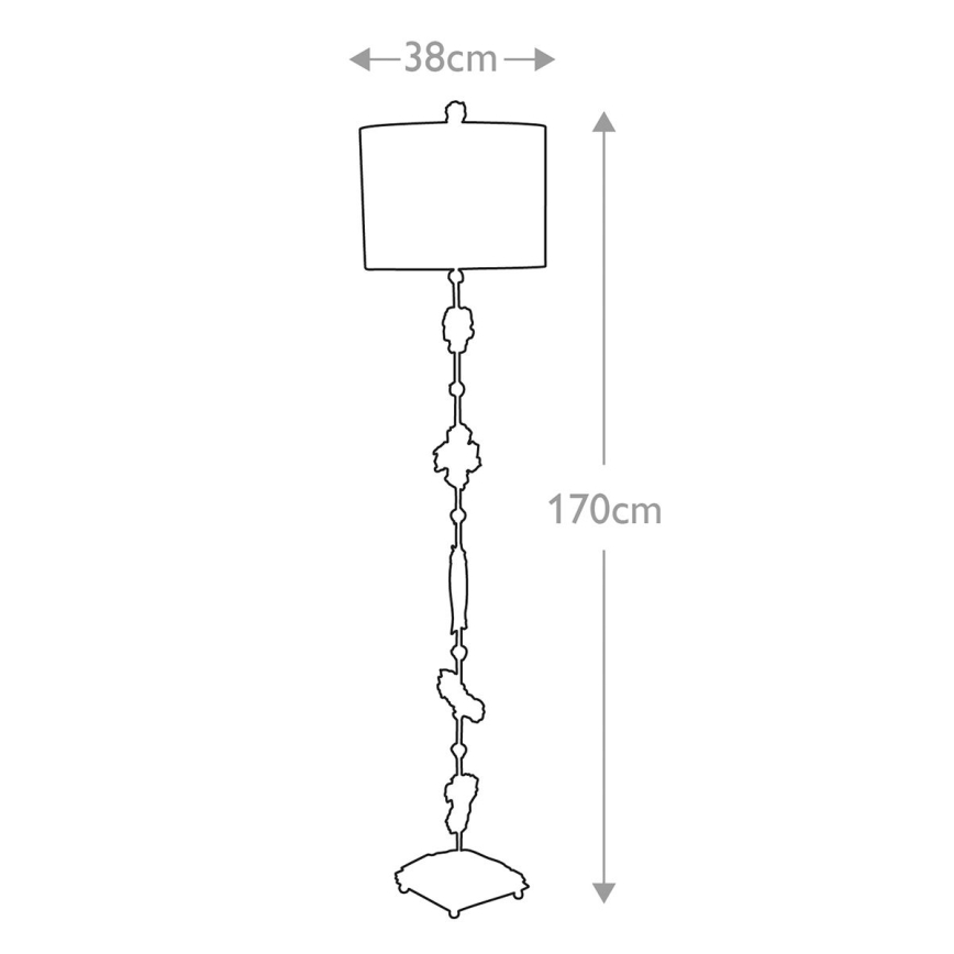 Flambeau - Stojacia lampa FRAGMENT 1xE27/60W/230V