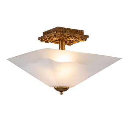 Flambeau STAR-F-S-DG - Stropné svietidlo STAR 2xE27/40W/230V medené