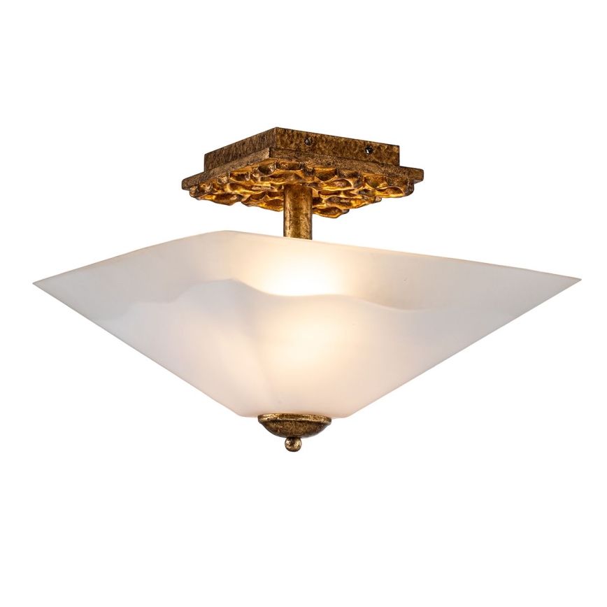 Flambeau STAR-F-S-DG - Stropné svietidlo STAR 2xE27/40W/230V medené