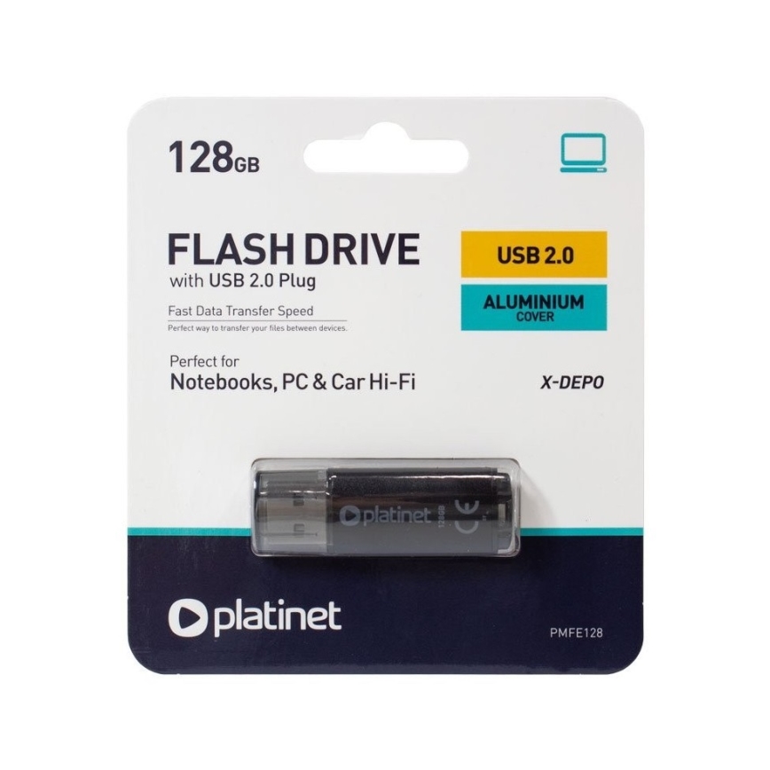 Flash Disk USB 128GB čierna