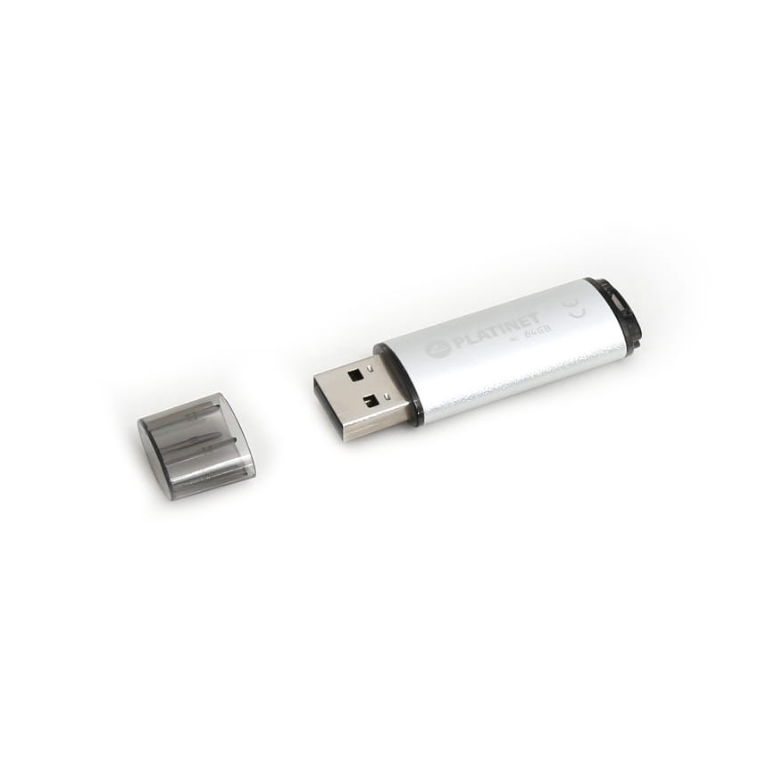 Flash Disk USB 64GB strieborná