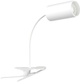 Flexibilná lampa s klipom PUNTO 1xGU10/9W/230V biela