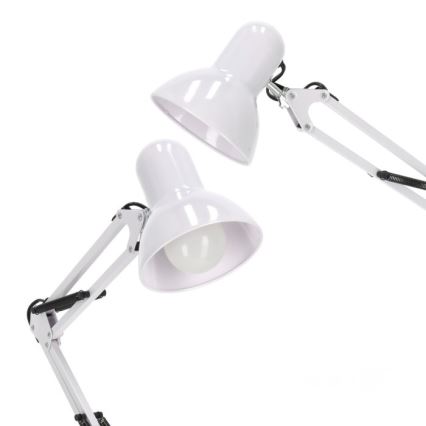 Flexibilná stojacia lampa AURIQ 1xE27/60W/230V 184 cm biela