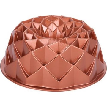 Forma na bábovku KITCHISIMO 24 cm diamant/medená