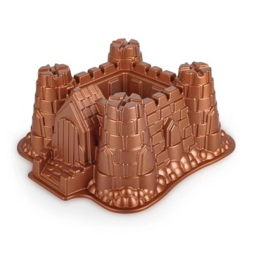 Forma na bábovku KITCHISIMO hrad/medená