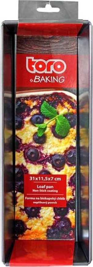 Forma na chlieb TORO 31x11,5 cm čierna