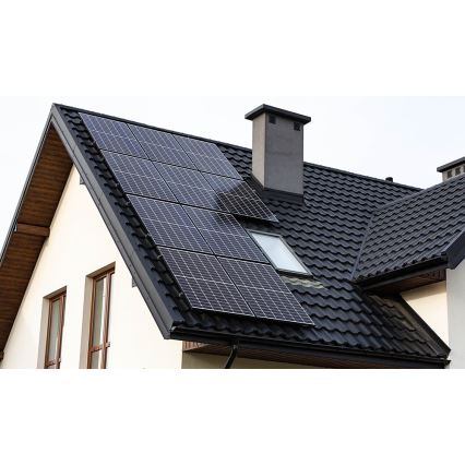 Fotovoltaický solárny panel LEAPTON 410Wp čierny rám IP68 Half Cut - paleta 36 ks