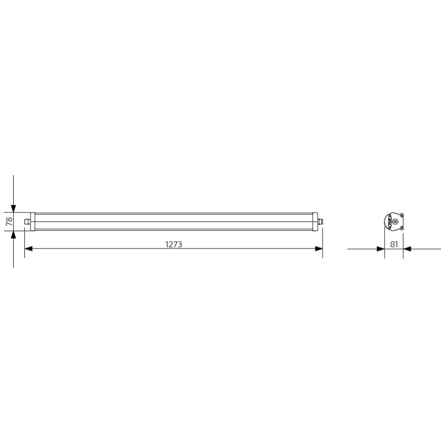 Fulgur 26702 - LED Technické svietidlo WATERPROOF LED/40W/230V IP65