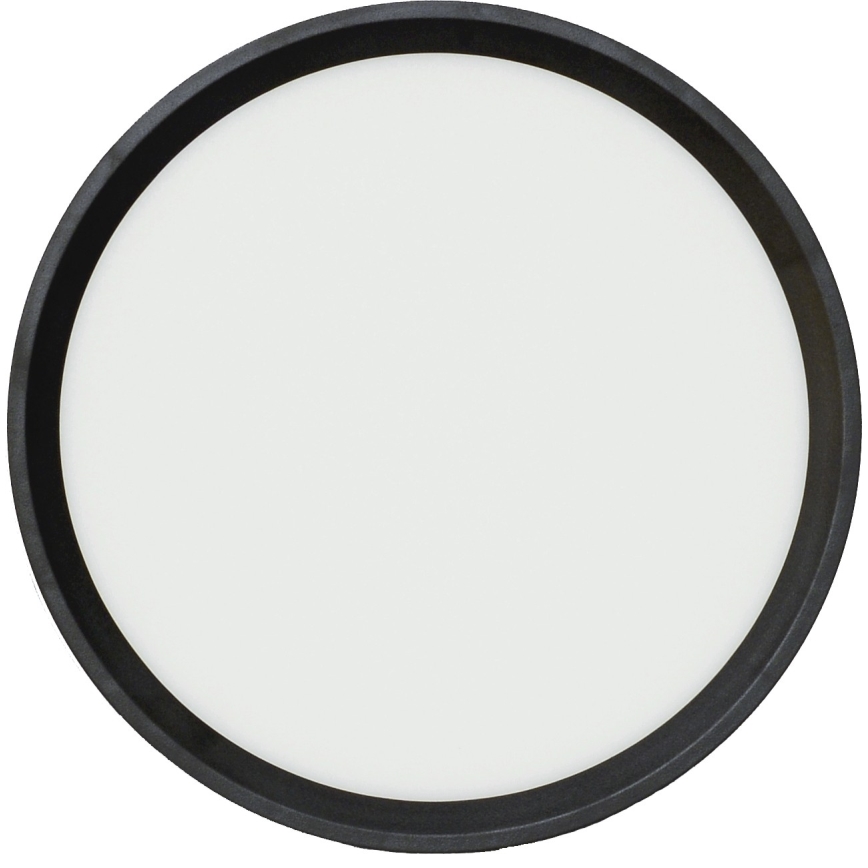 Fulgur 41811 - LED Stropné svietidlo NOMY LED/18W/230V 3000/4000/6000K IP40 pr. 23 cm čierna