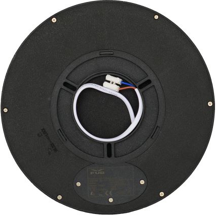 Fulgur 41811 - LED Stropné svietidlo NOMY LED/18W/230V 3000/4000/6000K IP40 pr. 23 cm čierna