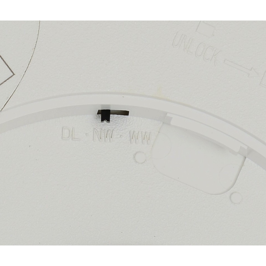 Fulgur 42361 - LED Stropné svietidlo NOMY LED/24W/230V 3000/4000/6000K IP40 pr. 30 cm biela