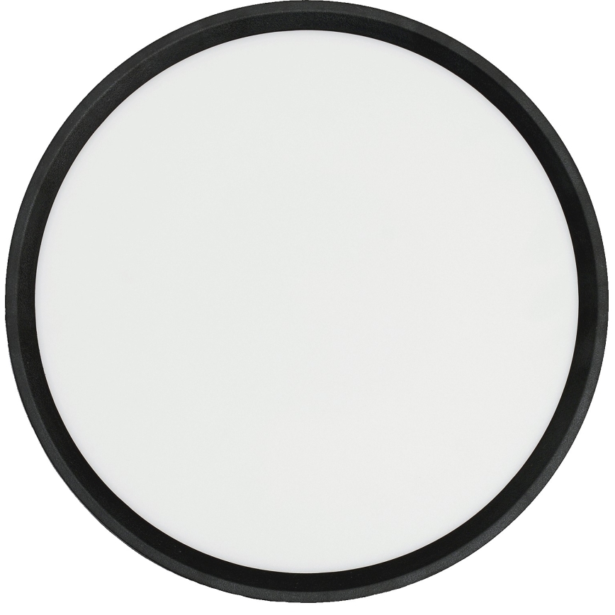 Fulgur 42362 - LED Stropné svietidlo NOMY LED/24W/230V 3000/4000/6000K IP40 pr. 30 cm čierna