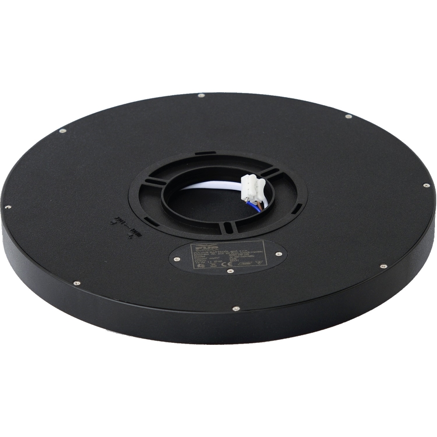 Fulgur 42362 - LED Stropné svietidlo NOMY LED/24W/230V 3000/4000/6000K IP40 pr. 30 cm čierna