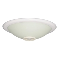 Fulgur s-22941 - Stropné svietidlo s pohybovým a súmrakovým čidlom DARINA 2xE27/40W/230V priemer 30 cm biela
