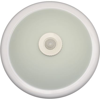 Fulgur s-22941 - Stropné svietidlo s pohybovým a súmrakovým čidlom DARINA 2xE27/40W/230V priemer 30 cm biela
