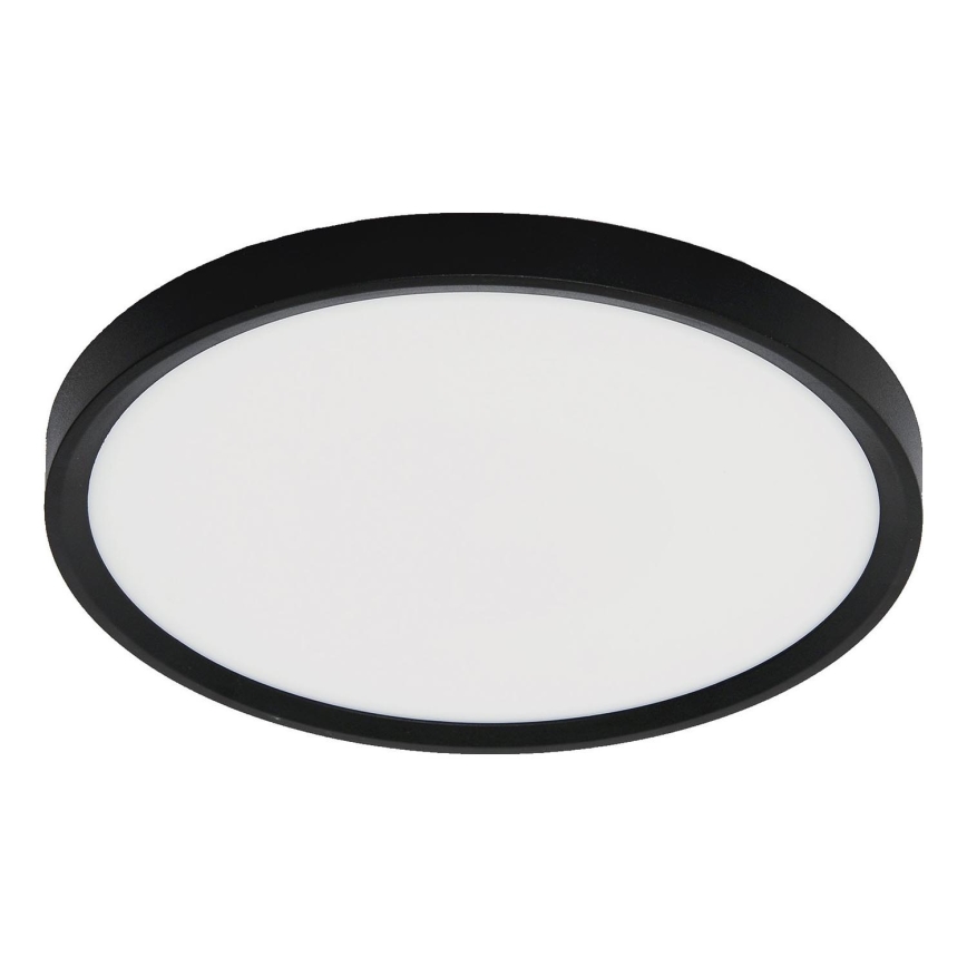 Fulgur s-42587 - LED Stropné svietidlo so senzorom pohybu NOMY-S LED/24W/230V 3000/4000/6000K IP40 pr. 30 cm čierna