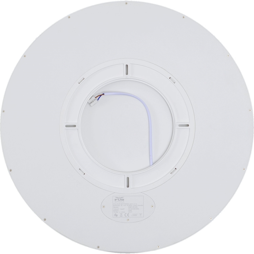 Fulgur s-43039 - stmievateľné LED stropné svietidlo NOMY-RC LED/40W/230V 3000/4000/6500K priemer 50 cm IP40 biela + diaľkové ovládanie
