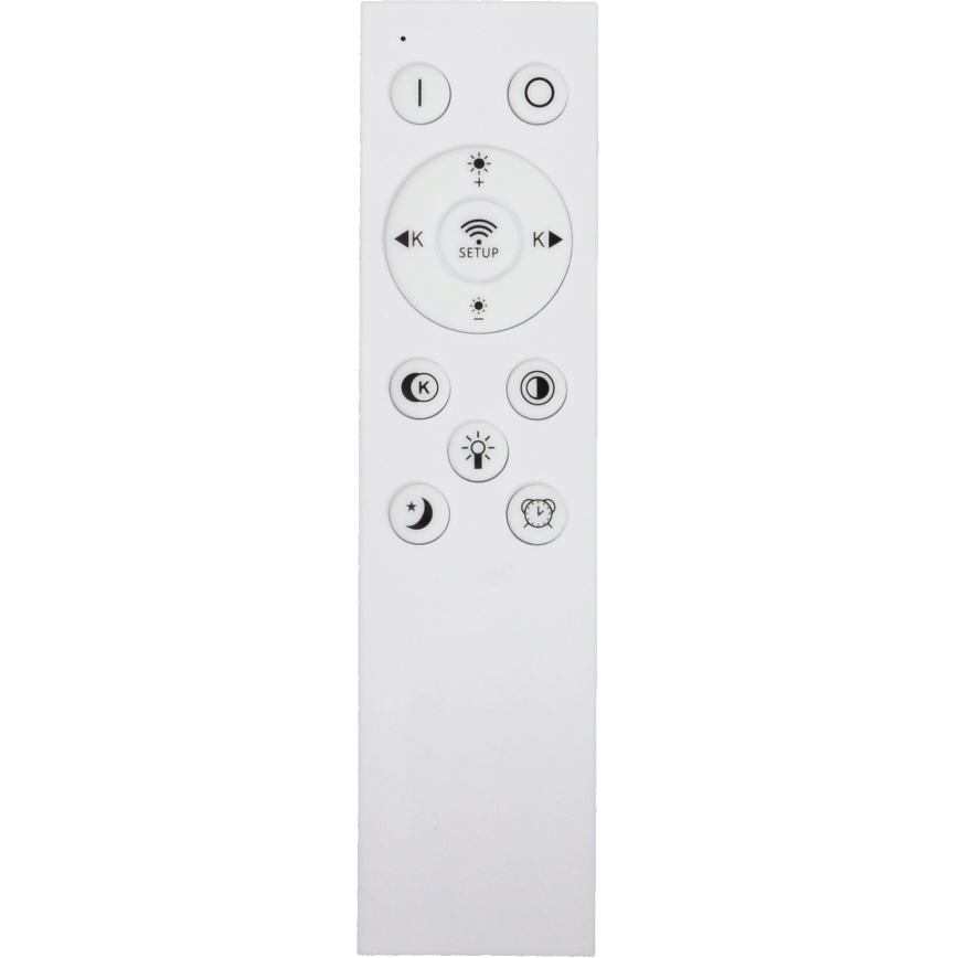 Fulgur s-43041 - LED stmievateľné stropné svietidlo NOMY-RC LED/50W/230V 3000/4000/6500K pr. 60 cm IP40 biela + diaľkové ovládanie