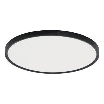 Fulgur s-43042 - LED stmievateľné stropné svietidlo NOMY-RC LED/50W/230V 3000/4000/6500K pr. 60 cm IP40 čierna + diaľkové ovládanie