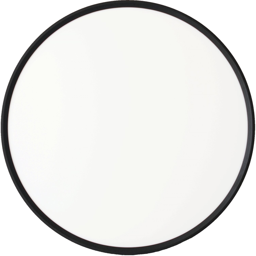 Fulgur s-43042 - LED stmievateľné stropné svietidlo NOMY-RC LED/50W/230V 3000/4000/6500K pr. 60 cm IP40 čierna + diaľkové ovládanie