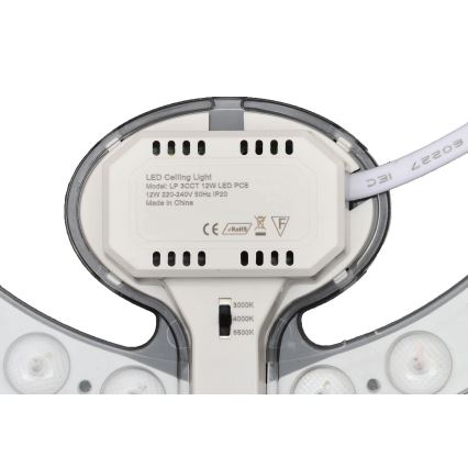 Fulgur s-43088 - LED magnetický modul LED/12W/230V 3000/4000/6500K pr. 19,3 cm