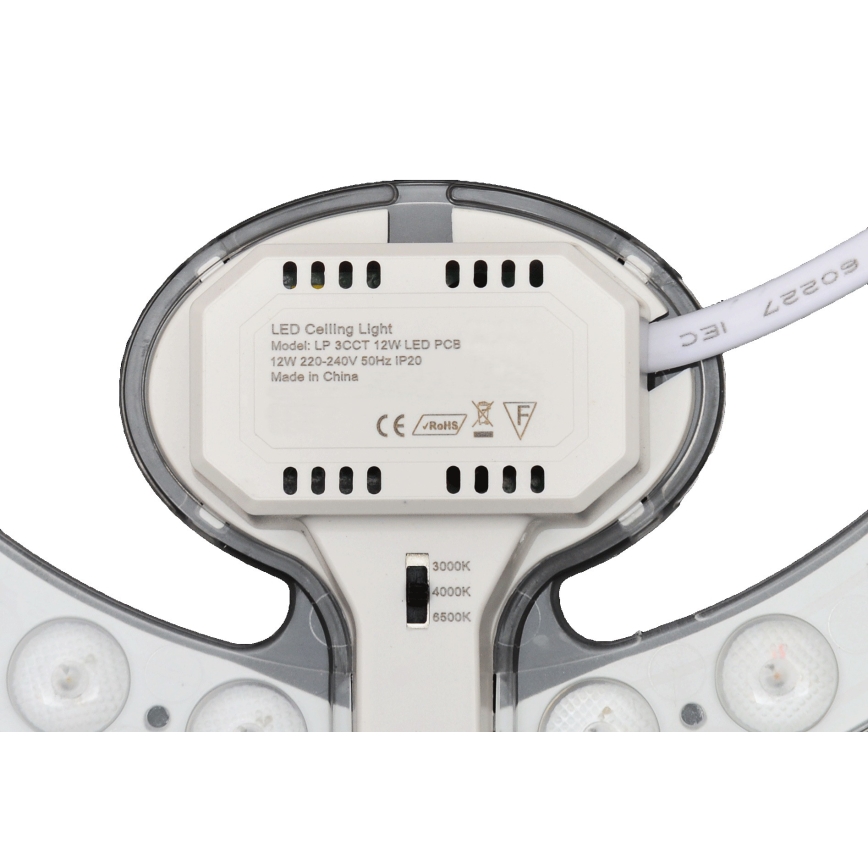 Fulgur s-43088 - LED magnetický modul LED/12W/230V 3000/4000/6500K pr. 19,3 cm