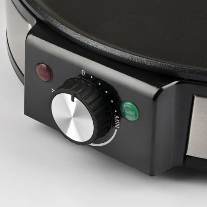 G3Ferrari G1009800 - Palacinkovač PROFI-CREPE 1200W/230V nerez/čierna