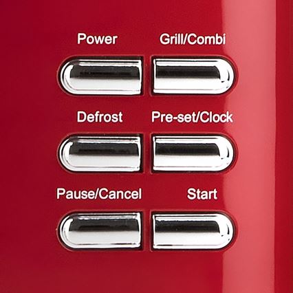 G3Ferrari G1015502 - Mikrovlnná rúra s grilom 1150 W/230 V 20 l červená