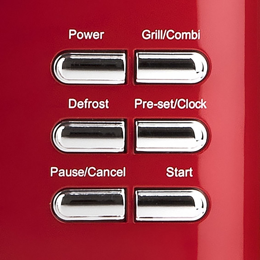 G3Ferrari G1015502 - Mikrovlnná rúra s grilom 1150 W/230 V 20 l červená