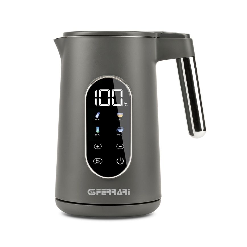 G3Ferrari G1020500 - Rýchlovarná kanvica 1,7 l TISANIERE 2200W/230V sivá